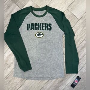 Youth Packers Long Sleeve Shirt Size L 14-16 NWT NFL